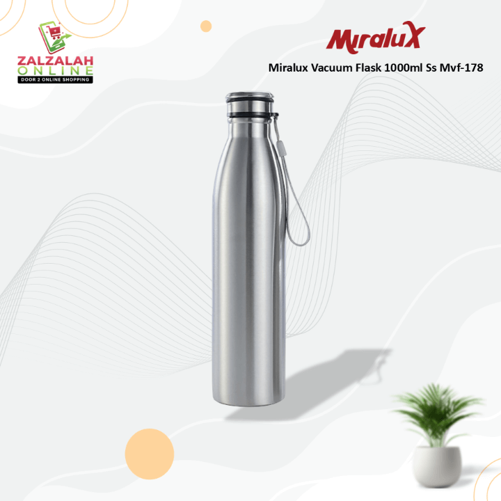 Miralux Vacuum Flask 1000ml Ss Mvf-178
