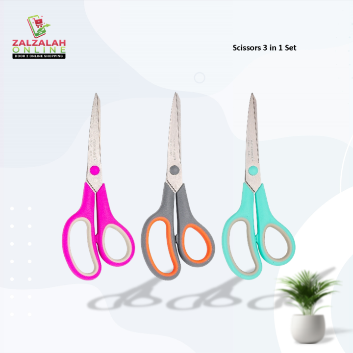 Scissors 3in1 Set - K-8088Pink