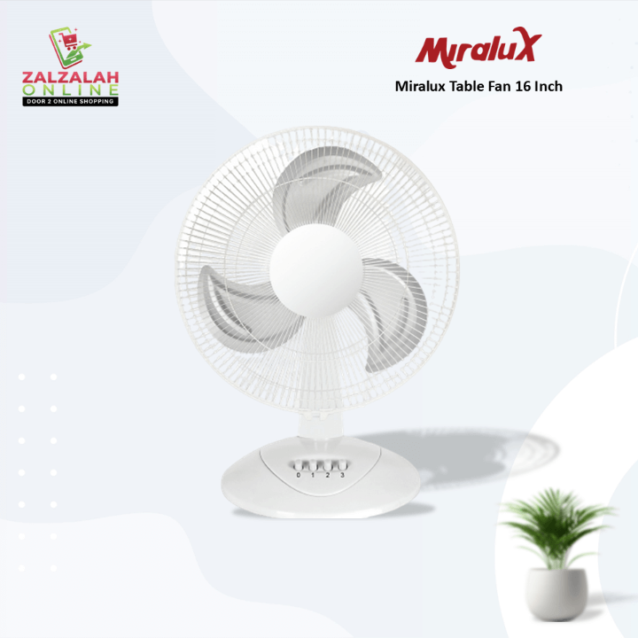 Miralux Table Fan  16inch - MTF210