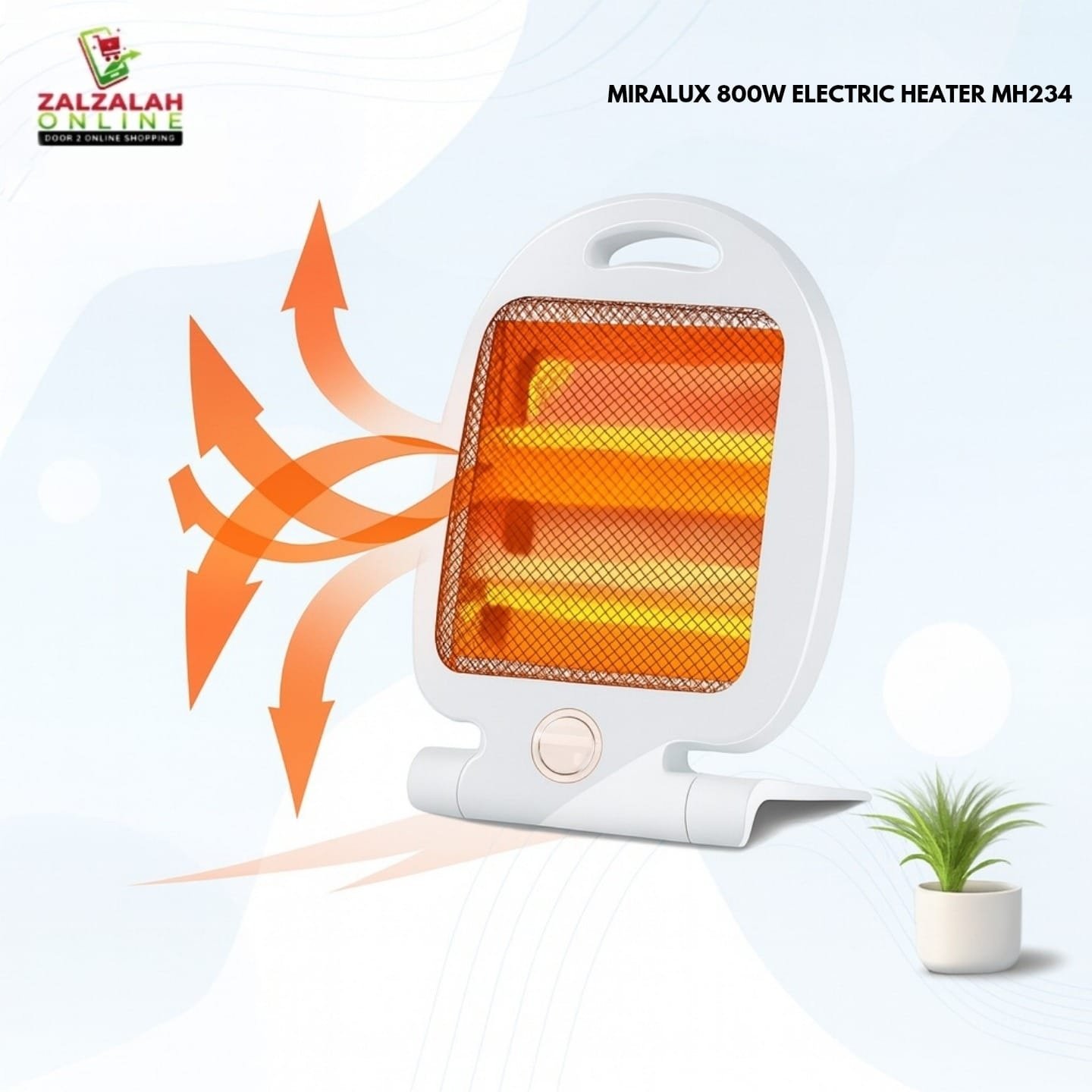 MIRALUX ELECTRIC HEATER 800W - MH234