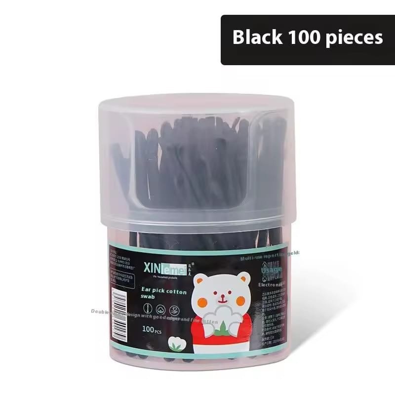 Cotton Swab 100in1 - CS50090Black