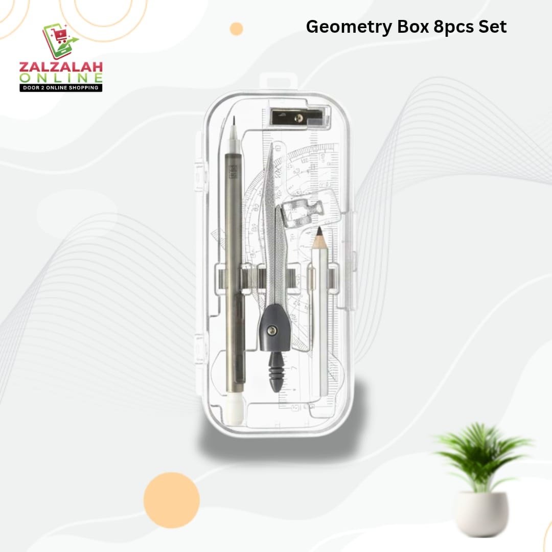 Geometry Box 8pcs Set - CS3012Grey
