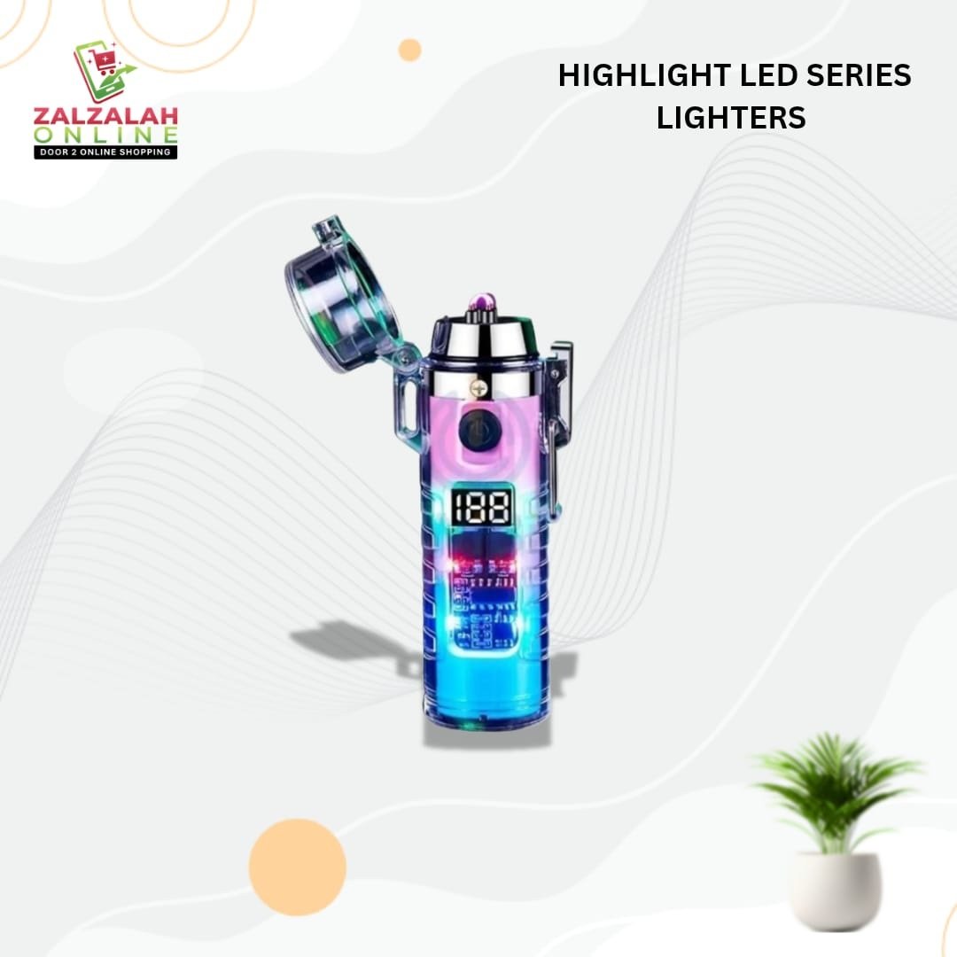 LED Rechargeable Torch with Lighter