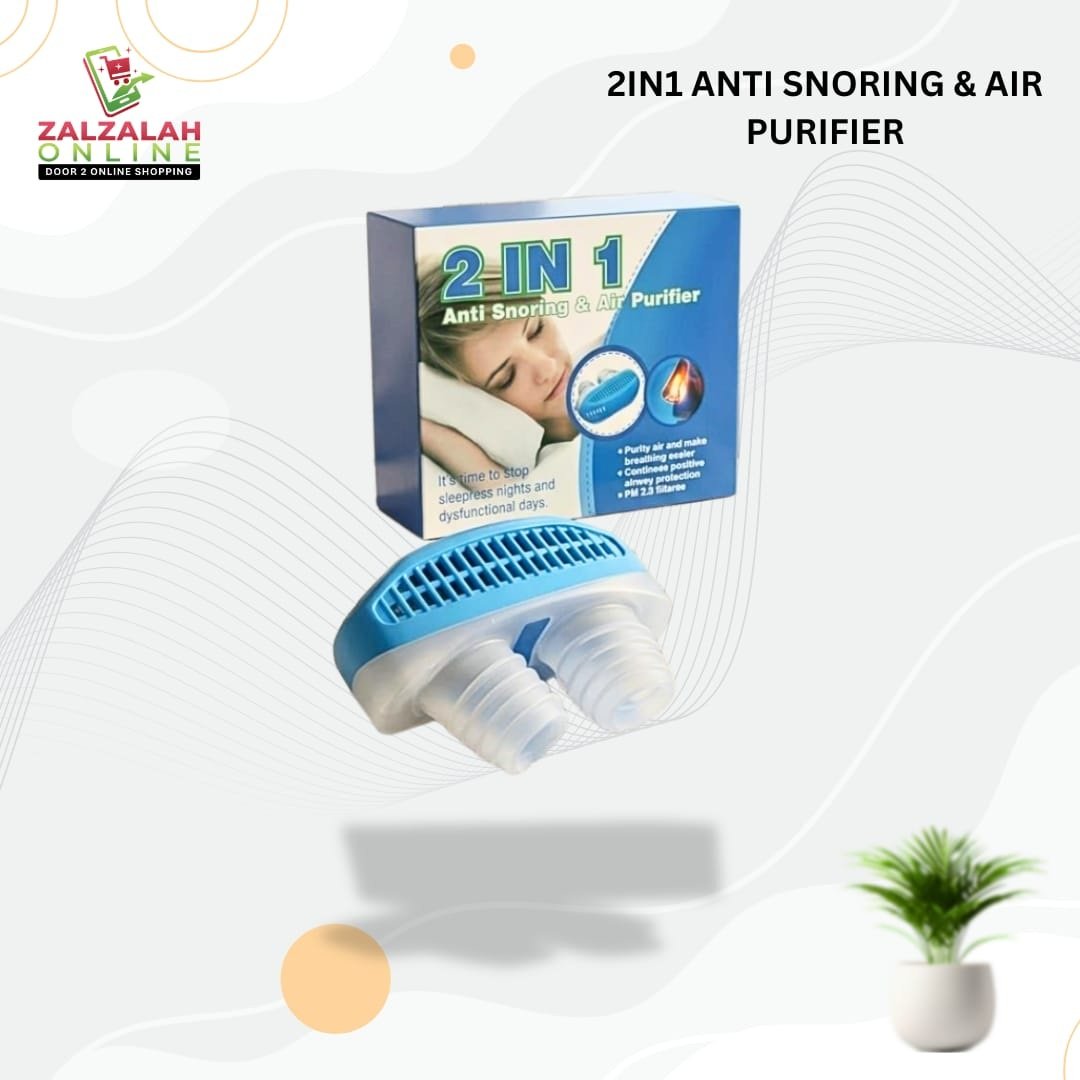 2-in-1 Anti-Snoring Nasal & Air Purifier Device