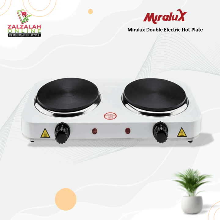 Miralux Double Electric Hot Plate
