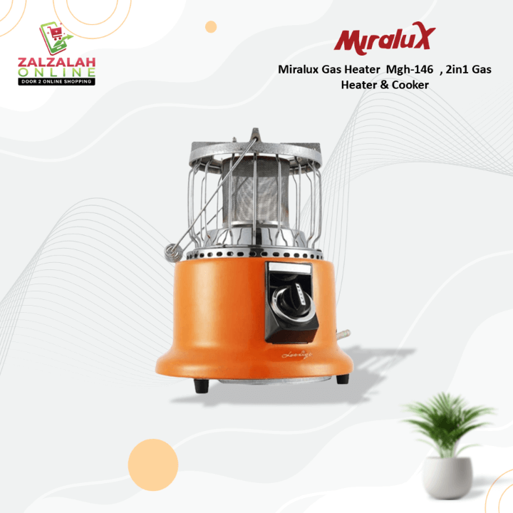 Miralux 2in1 Gas Heater & Cooker